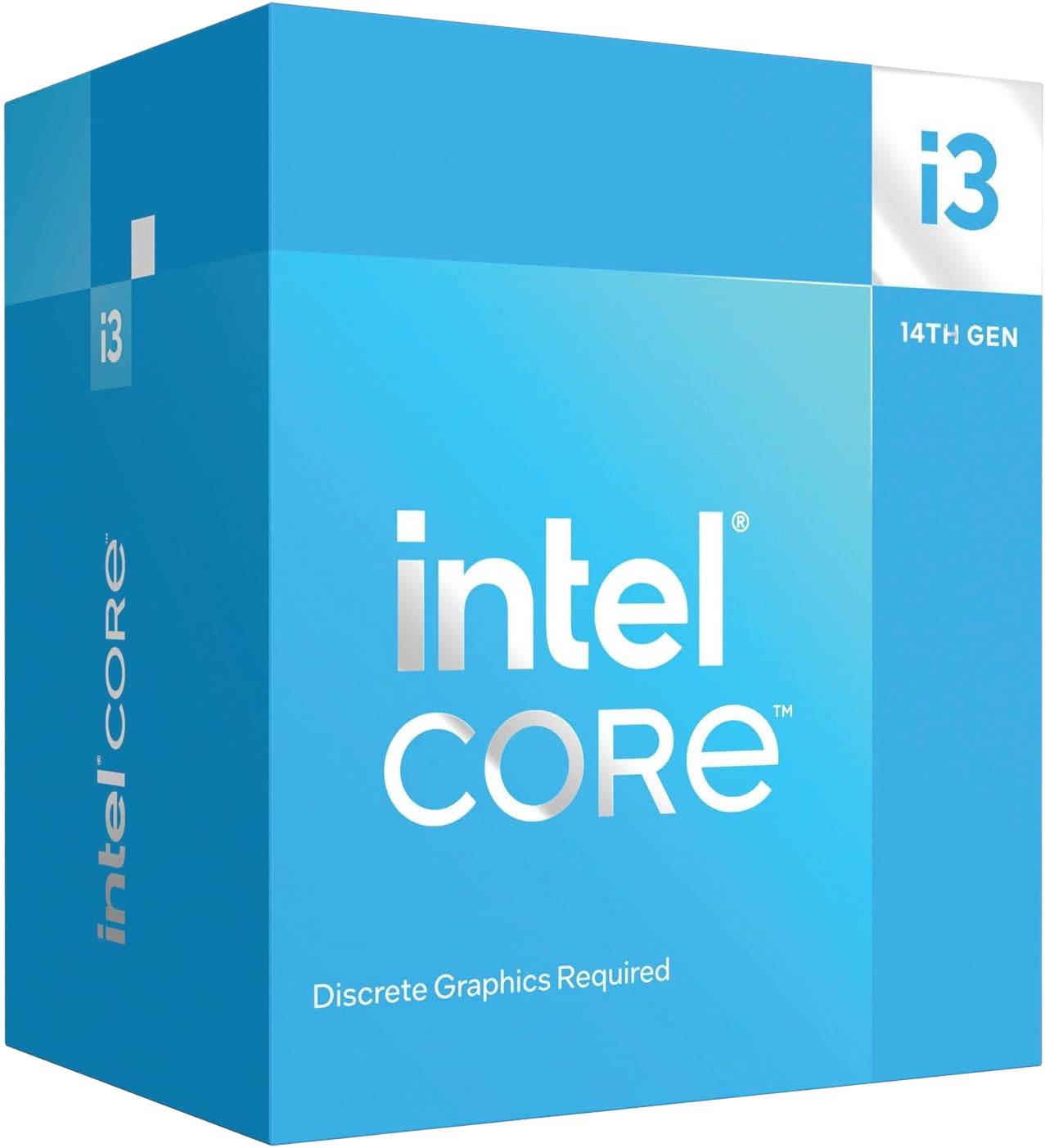 Intel® Core™ i3-14100F — Processeur pour PC de Bureau, 4 cœurs jusqu'à 4,7 GHz