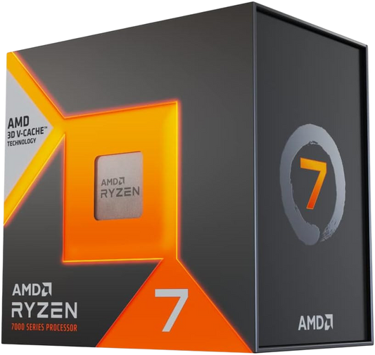 AMD Ryzen 7 7800X3D — Processeur 8 cœurs / 16 threads, 3D V-Cache 104 Mo, jusqu'à 5,0 GHz