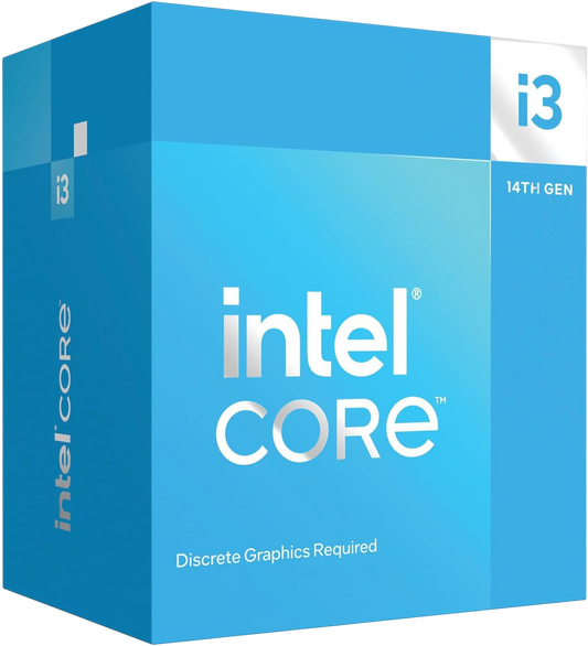 Intel® Core™ i3-14100F — Processeur pour PC de Bureau, 4 cœurs jusqu'à 4,7 GHz